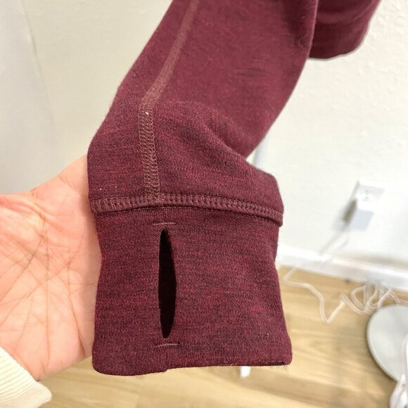 Smartwool Smartloft Merino Wool Quilted Jacket Burgundy Women's size Small - Picture 8 of 15